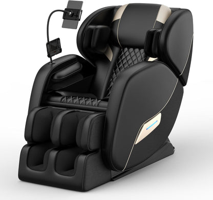 2026 Massage Chair Full Body, Zero Gravity Sl-Track Shiatsu Massage Recliner Chair with Body Scan, 6 Fix Point Rollers,Airbags,Deep Yoga Stretch, Heating Function | Body Scan, 6 Fix Point Rollers, Airbags, Deep Yoga Stretch, Heating Function