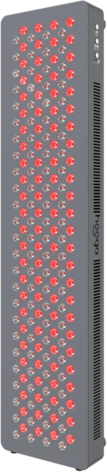 HG1000 Full Body Red Light Therapy Panel, 200 Leds, 660Nm Red & 850Nm Near-Infrared Light, Built-In Timer, Door Hanging Kit